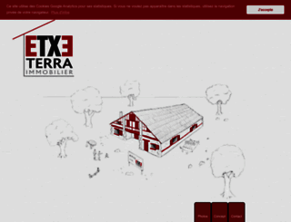 etxeterra-immobilier.com screenshot