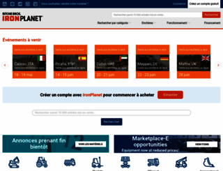 eu-fr.ironplanet.com screenshot