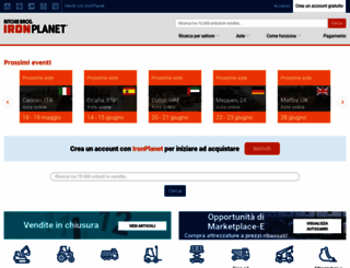 eu-it.ironplanet.com screenshot