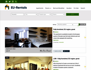 eu-rentals.com screenshot