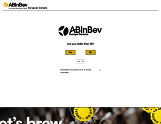 eu.abinbevcareers.com screenshot
