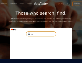 eu1-app.doofinder.com screenshot