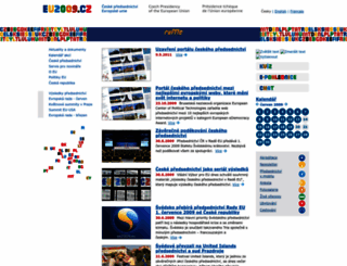 eu2009.cz screenshot