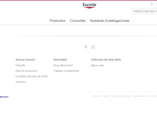 eucerin-la.com screenshot