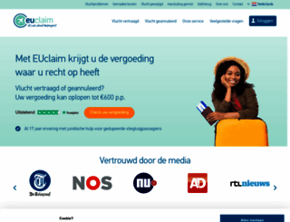 euclaim.nl screenshot