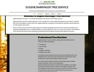 eugenebarringertreeservice.com screenshot