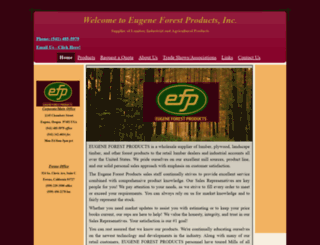 eugeneforestproducts.com screenshot