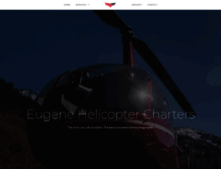 eugenehelicoptercharter.com screenshot
