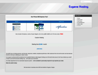eugenehosting.com screenshot