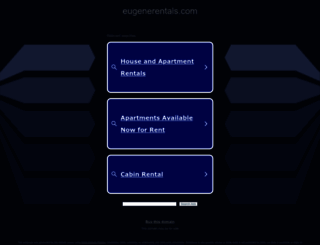 eugenerentals.com screenshot