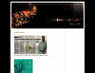 eugeniotoussaint.com screenshot