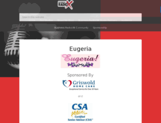 eugeria.businessradiox.com screenshot