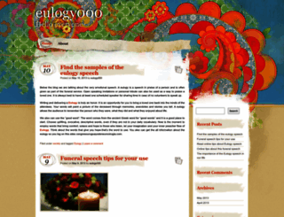 eulogy000.wordpress.com screenshot