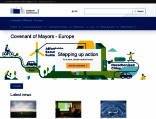 eumayors.eu screenshot