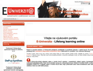 euniverzita.eu screenshot