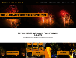 euphoria-pyrotechnics.co.uk screenshot