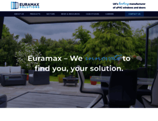euramax.co.uk screenshot
