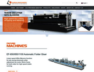 eureka-machinery.com screenshot