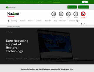euro-recycling.co.uk screenshot