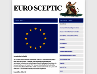 euro-sceptic.org screenshot