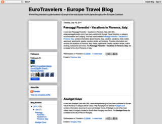 euro-travelers.blogspot.com screenshot