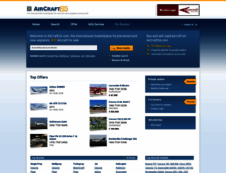 euro.aircraft24.com screenshot