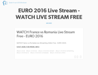 euro2016tvlivestream.tumblr.com screenshot