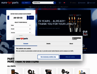 euro4x4parts.com screenshot