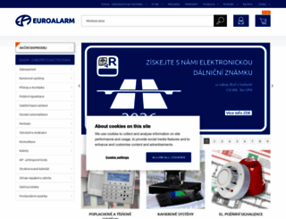 euroalarm.cz screenshot