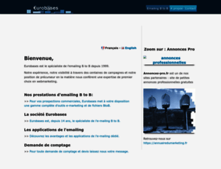 eurobases.fr screenshot
