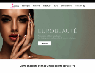 eurobeaute.be screenshot
