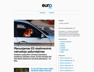 euroblogas.lt screenshot