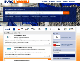 eurobrussels.com screenshot