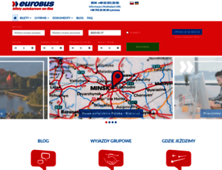 eurobus.pl screenshot