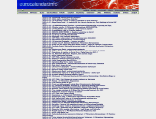 eurocalendar.info screenshot