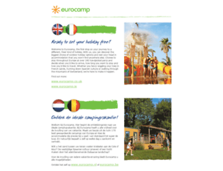 eurocamp.com screenshot