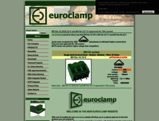 euroclamp.it screenshot