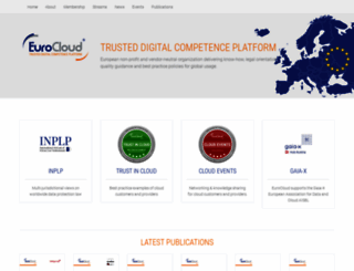 eurocloud.org screenshot