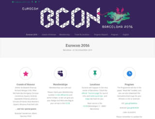 eurocon2016.org screenshot