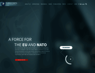 eurocorps.net screenshot