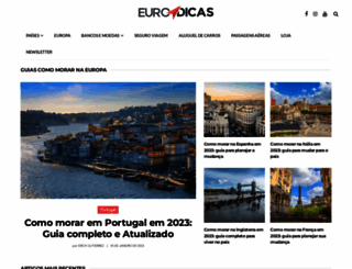 eurodicas.com.br screenshot