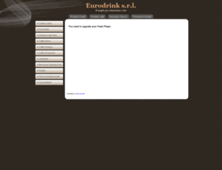eurodrinksrl.com screenshot
