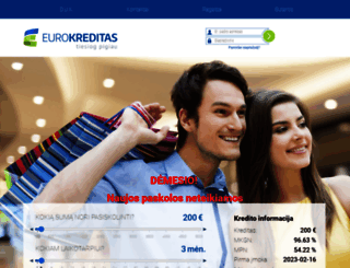 euroecredit.lt screenshot