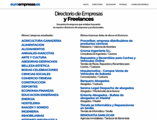 euroempresas.es screenshot