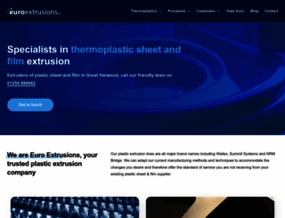euroextrusions.com screenshot