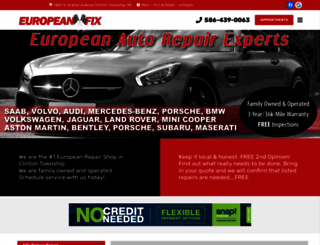 eurofixcarrepairs.com screenshot