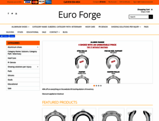 euroforgesupplies.com screenshot
