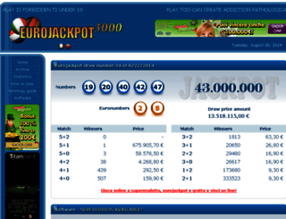 eurojackpot3000.com screenshot
