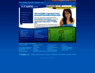 eurolens.co.uk screenshot