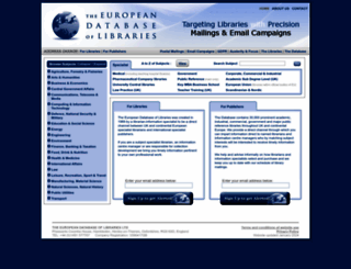 eurolibraries.com screenshot